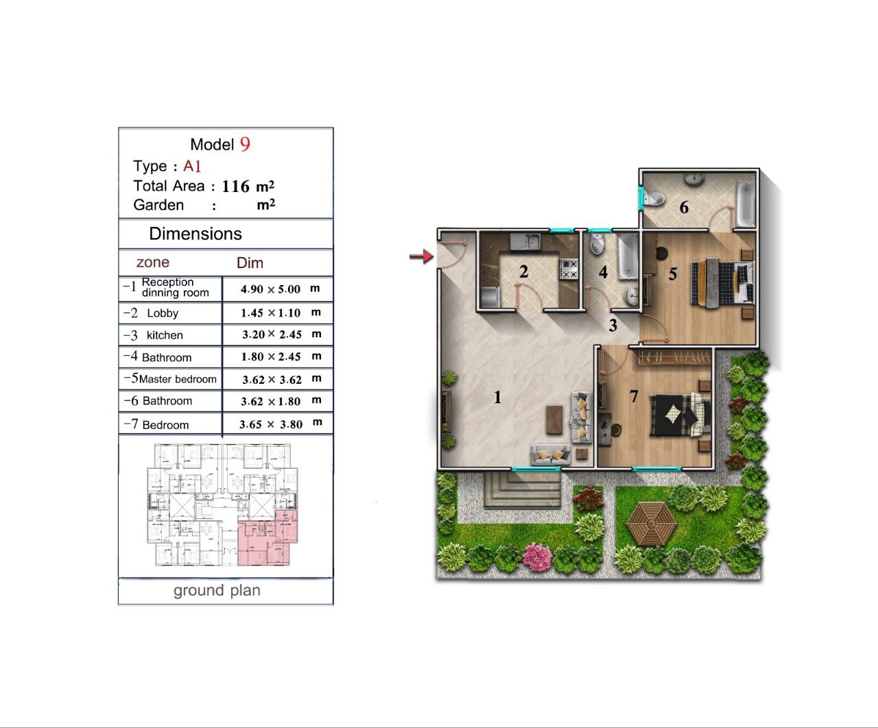 شقة للبيع بكمبوند Lake House