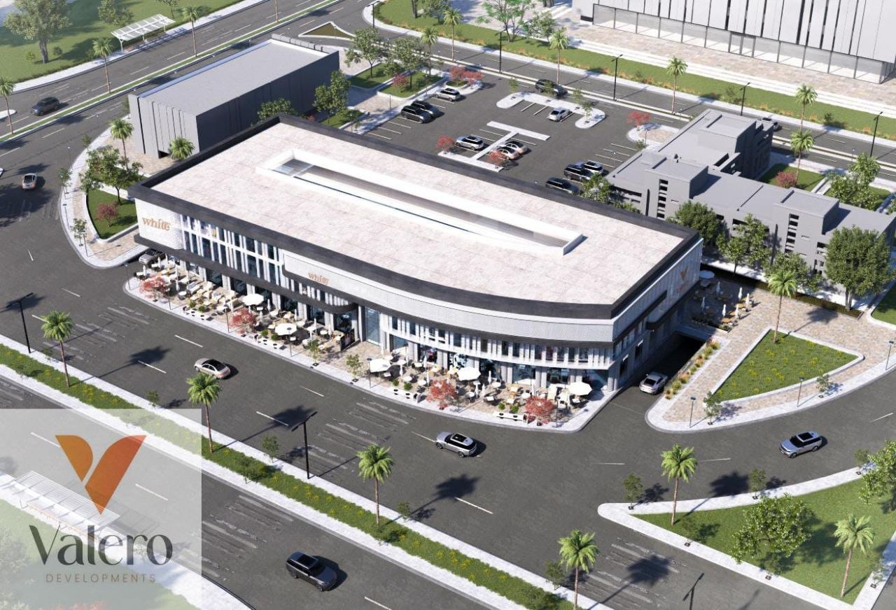 محلات وعيادات للبيع في White Mall – الحي الثامن – مدينة العبور